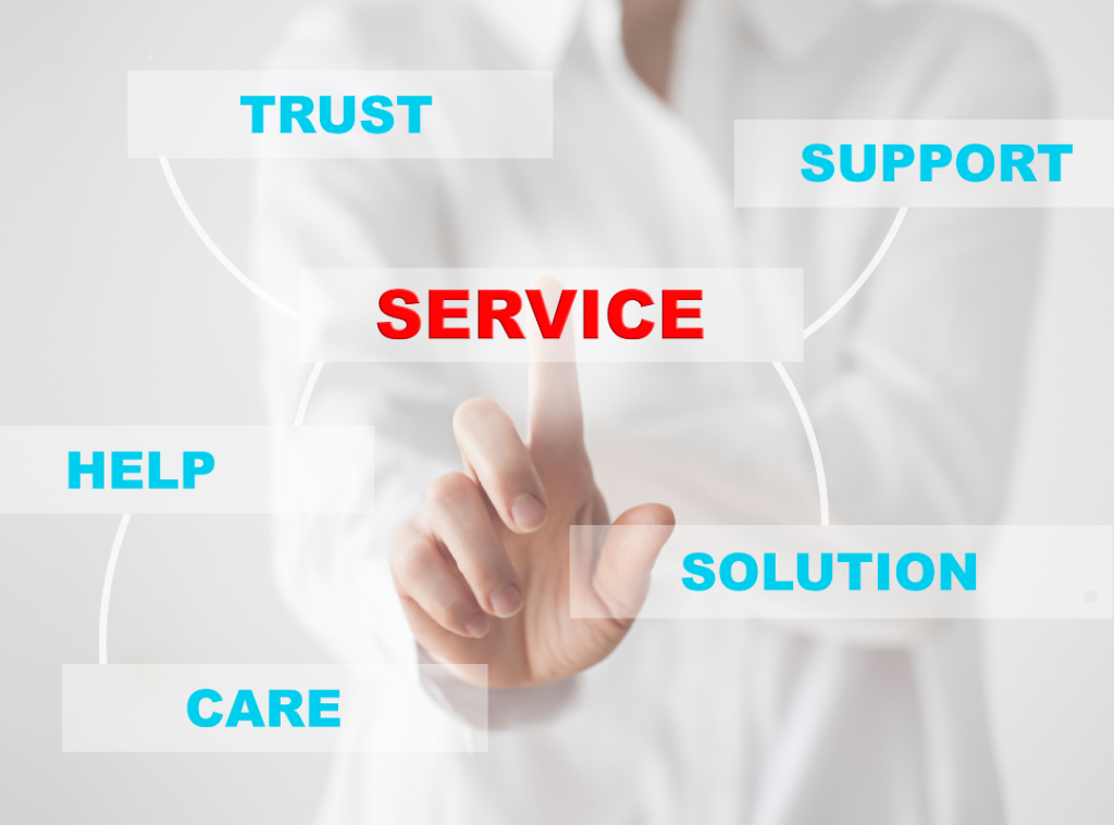 Trust Service, Support, Care, Solutions